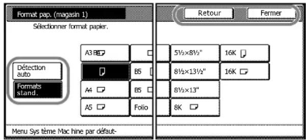 Triumph-Adler DCC 2625 - Spécification du format de papier - 4