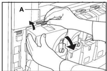 Triumph-Adler DCC 2625 - Remplacement du réservoir d'encre et du bac de récapération de toner - 7