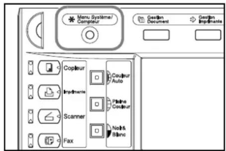 Triumph-Adler DCC 2625 - Configuration de la date et de l'heure et de la différence horaire - 1