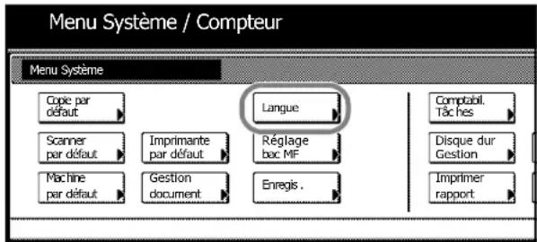 Triumph-Adler DCC 2625 - Langue - 1
