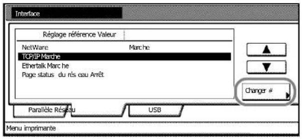 Triumph-Adler DCC 2625 - Paramètres réseau (TCP/IP) - 5