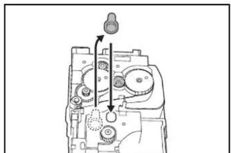 Triumph-Adler DCC 2625 - Remplacement du réservoir d'encre et du bac de récapération de toner - 9