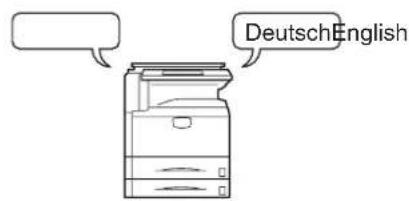 Triumph-Adler DCC 2625 - Langue - 2