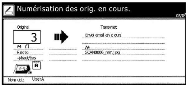 Triumph-Adler DCC 2625 - Confirmer les paramètres, placer l'original, puis appuyer sur la touche Demarrer. - 1