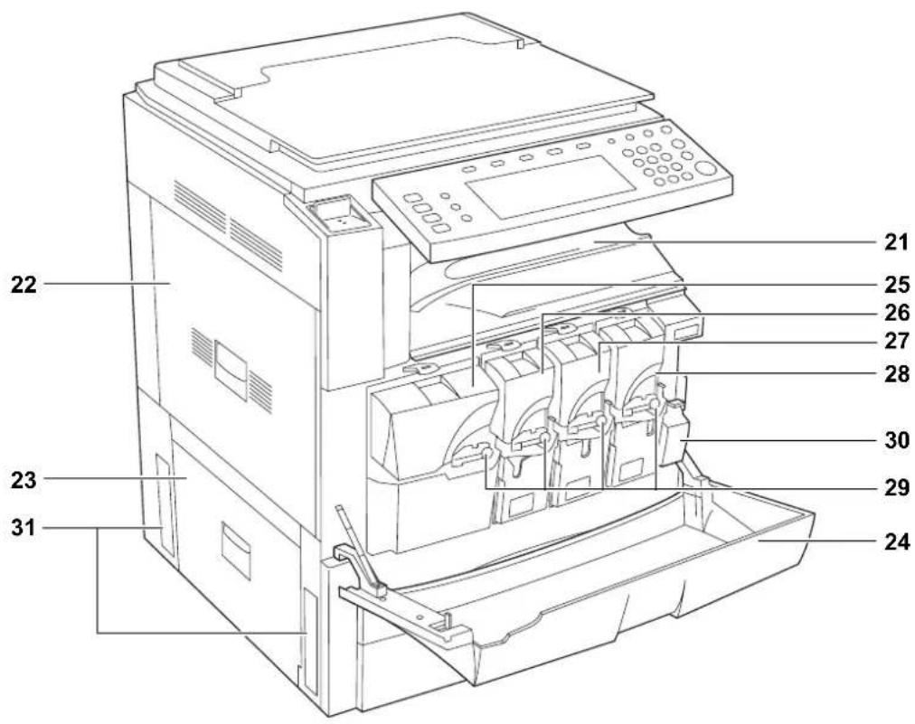 Triumph-Adler DCC 2625 - Corps principal - 2