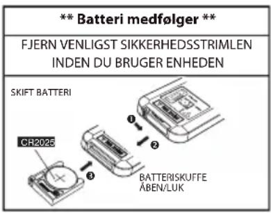 DENVER MDA240 - Bemærk: - 1