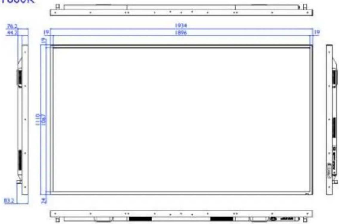 BENQ ST860K - Dimension - 1