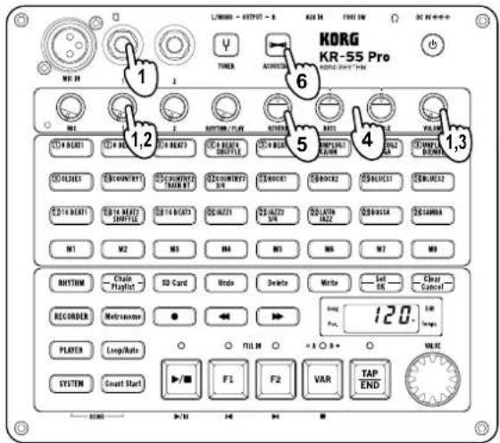 KORG KR55 Pro - Jouer de la guitare - 1