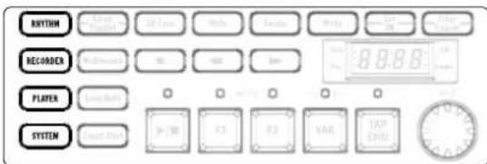 KORG KR55 Pro - 3-a: Boutons de mode - 1