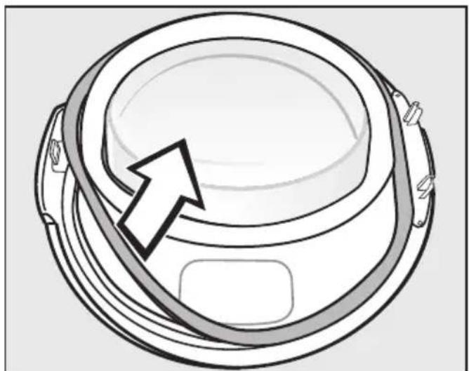 MIELE TWE 620 WP ECO - Change over the door lock on the dryer - 3