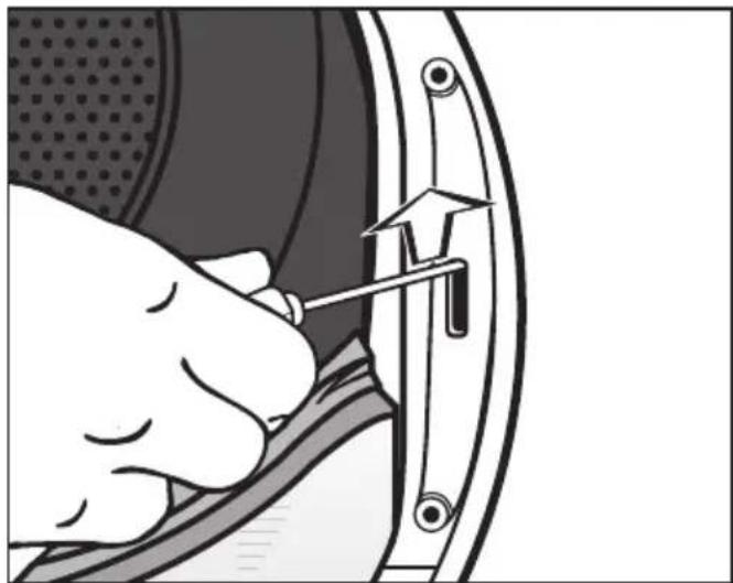 MIELE TWE 620 WP ECO - Change over the door lock on the dryer - 1