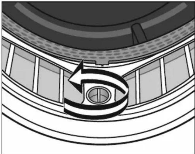 MIELE TWE 620 WP ECO - Cleaning the fluff filters and air flow openings thoroughly - 1