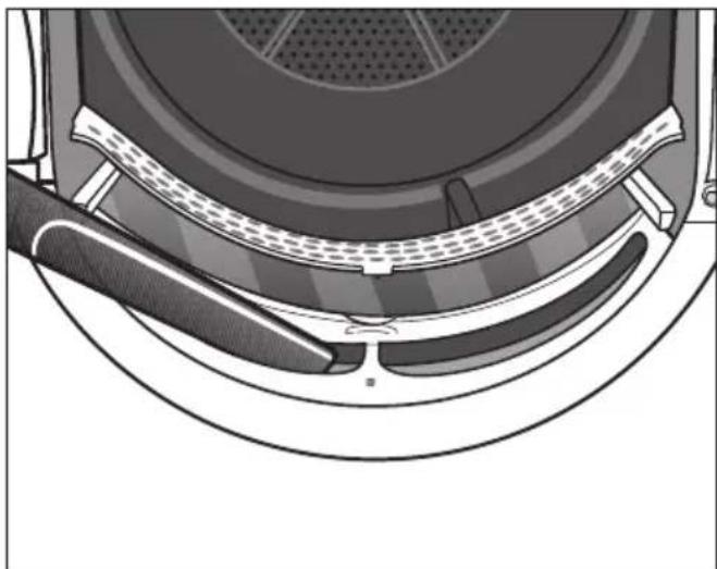 MIELE TWE 620 WP ECO - Cleaning the fluff filters and air flow openings thoroughly - 3