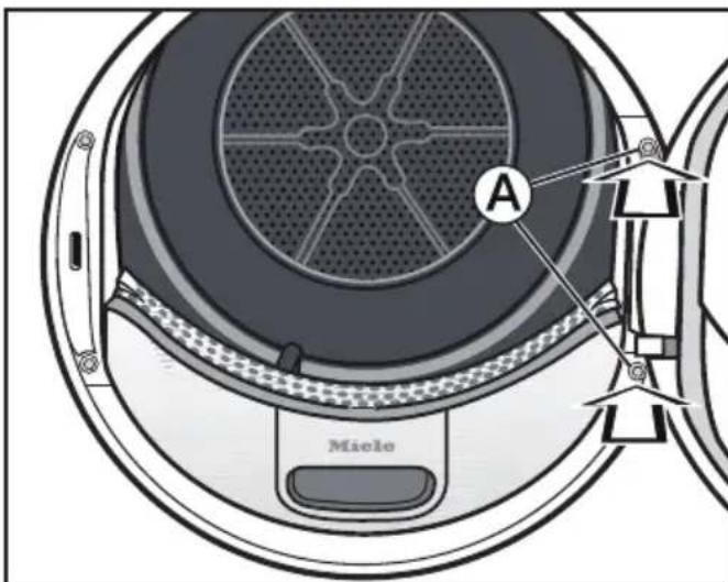 MIELE TWE 620 WP ECO - Refit the door - 2