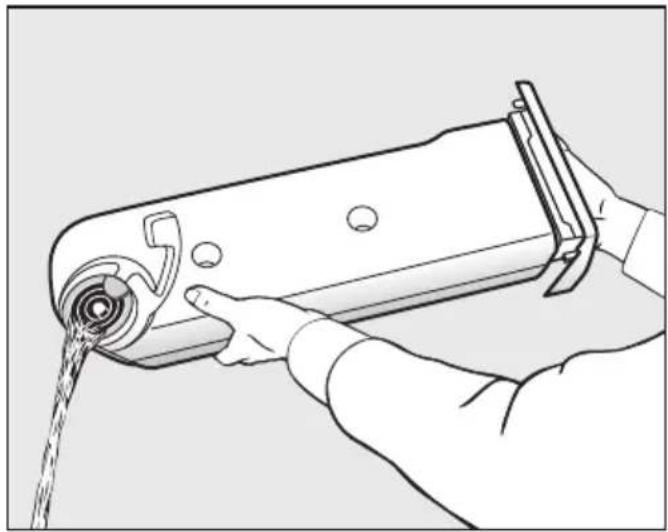 MIELE TWE 620 WP ECO - Emptying the condensed water container - 2