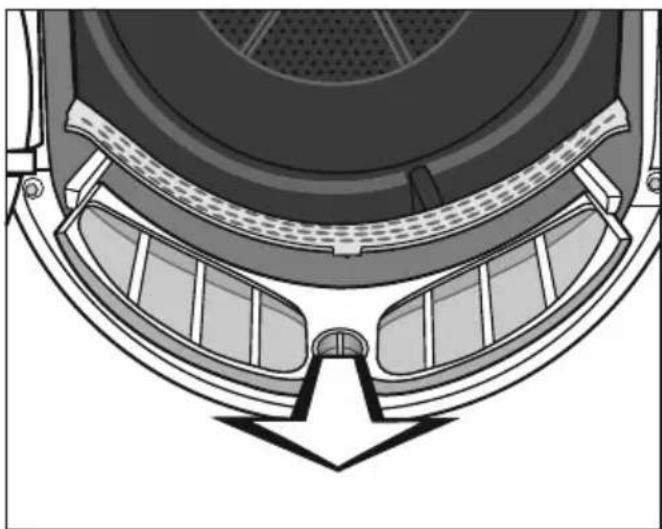 MIELE TWE 620 WP ECO - Cleaning the fluff filters and air flow openings thoroughly - 2