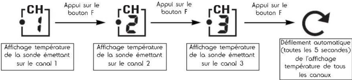 AVIDSEN Lulea 107250 - Affichage de la tempéature extérieure sur la station météo - 1