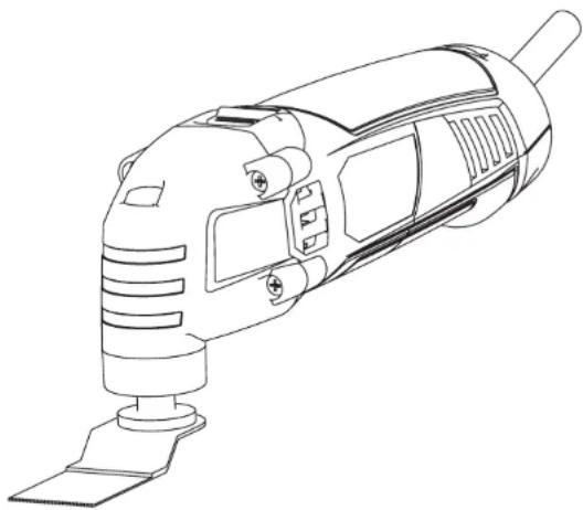MAC ALLISTER MMT300 - Outil multifonction 300W - 1