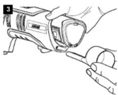 MAC ALLISTER MMT108Li - Adaptateur d'aspiration amovible - 1