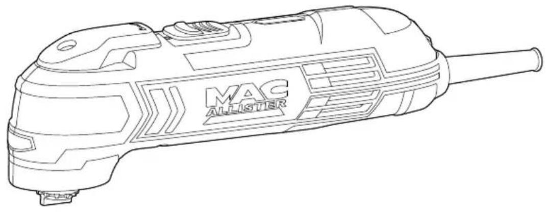 MAC ALLISTER MEMT220 - Outil multifonction 220W - 1