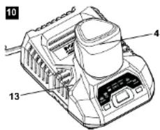 MAC ALLISTER MEMT10.8Li - Comment recharger la batterie - 3