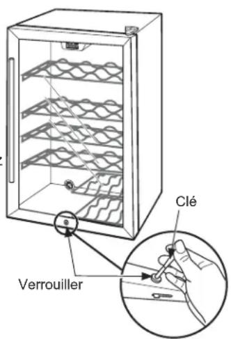 GE GWS04HAESS - VERROUILAGE DE LA PORTE - sur certains modèles - 1