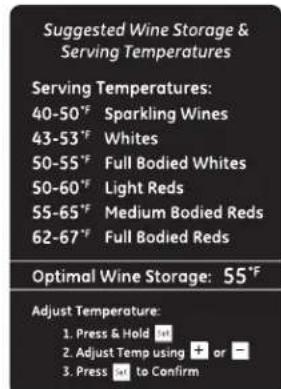 GE GWS04HAESS - Al conectar el centro de bebidas y enfriador de vinos - 1