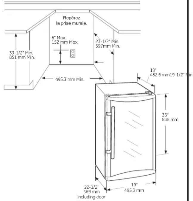 GE GWS04HAESS - Installation integree - 1