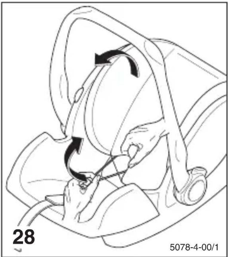 Storchenmuhle Twin 0 plus - Inbouw met voertuigriem: - 6