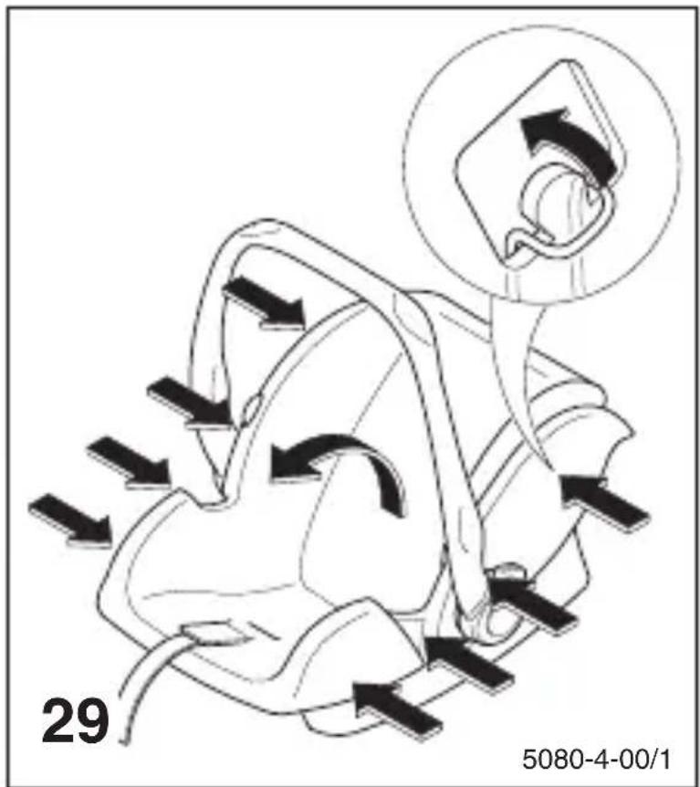 Storchenmuhle Twin 0 plus - Inbouw met voertuigriem: - 7