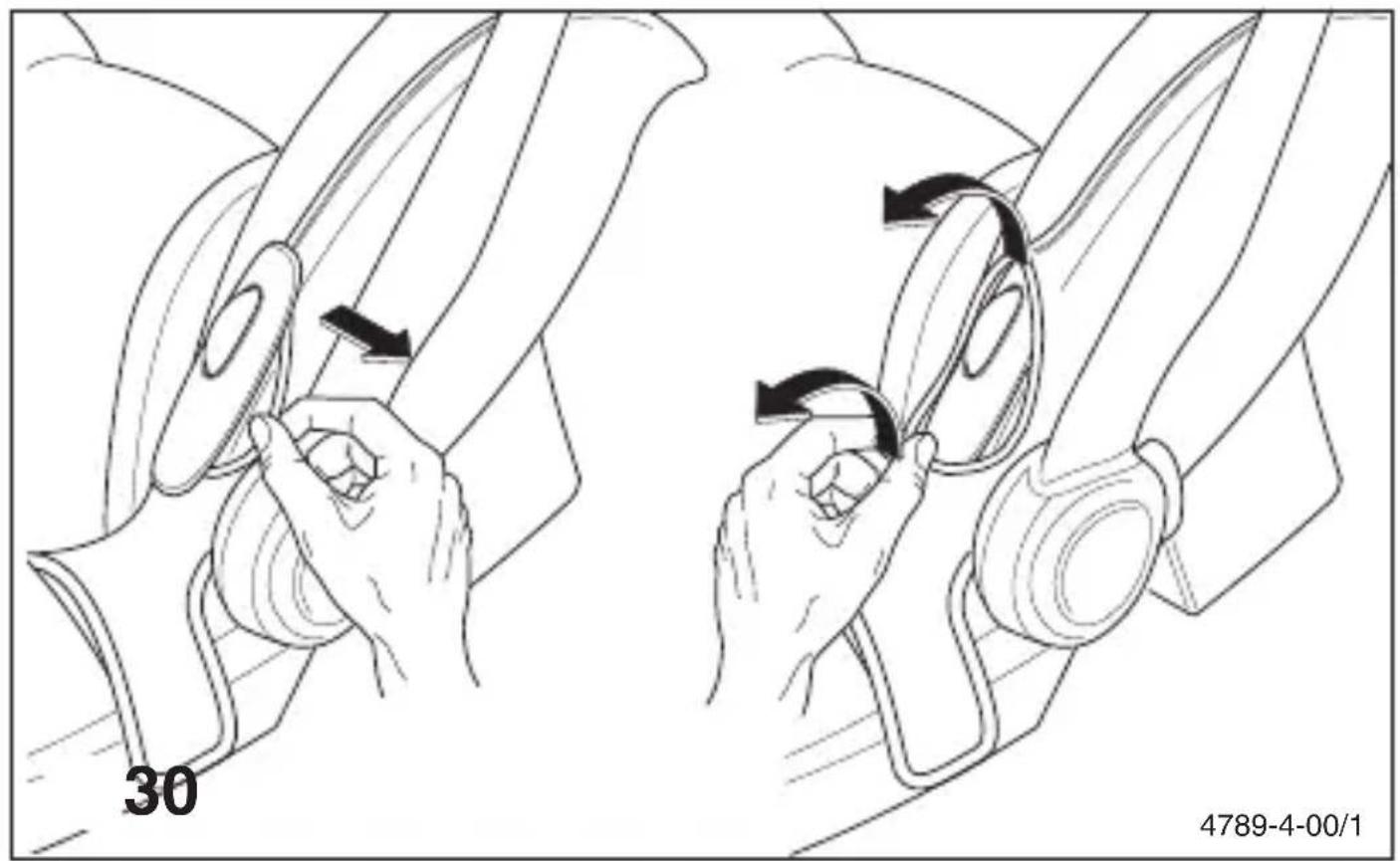 Storchenmuhle Twin 0 plus - Inbouw met voertuigriem: - 8