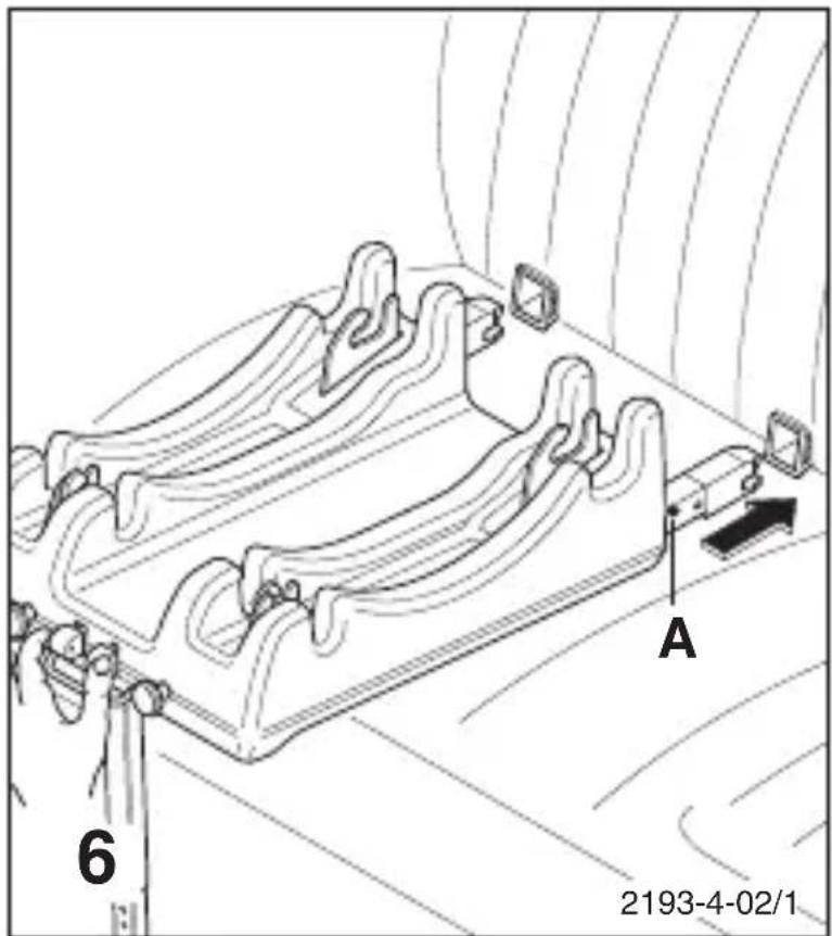 Storchenmuhle Twin 0 plus - Einbau des Isofix: - 1