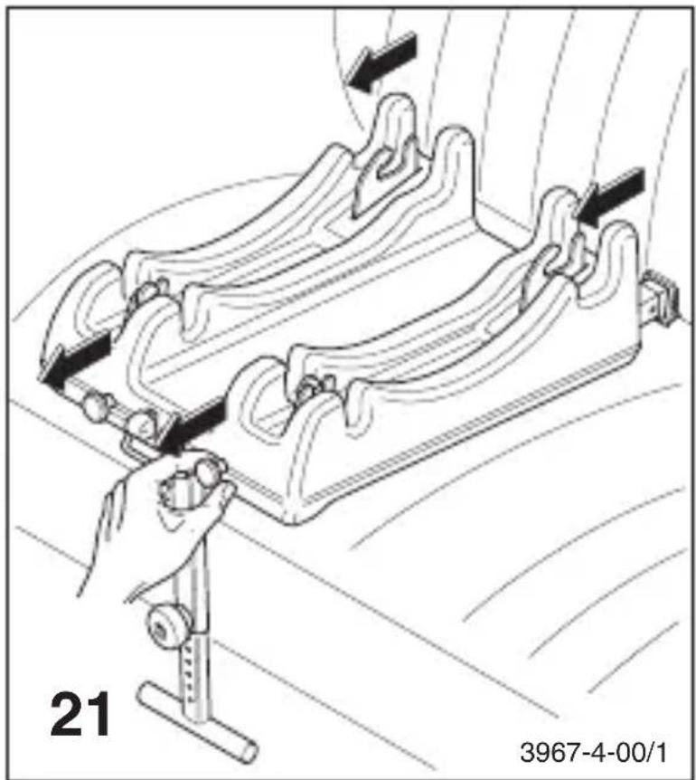 Storchenmuhle Twin 0 plus - Démontage Isofix: - 1