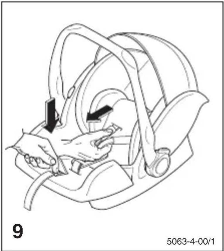 Storchenmuhle Twin 0 plus - Montage avec Isofix - 5