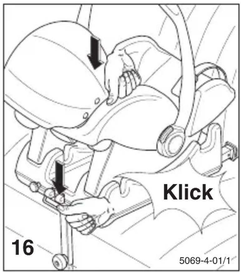 Storchenmuhle Twin 0 plus - Umocowanie fotelika dla niemowlat: - 1