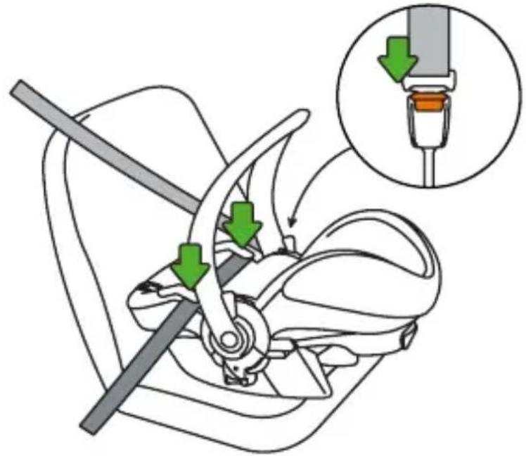 STOKKE IZi Go X1 BeSafe - Installation de la ceinture dos à la route - 4
