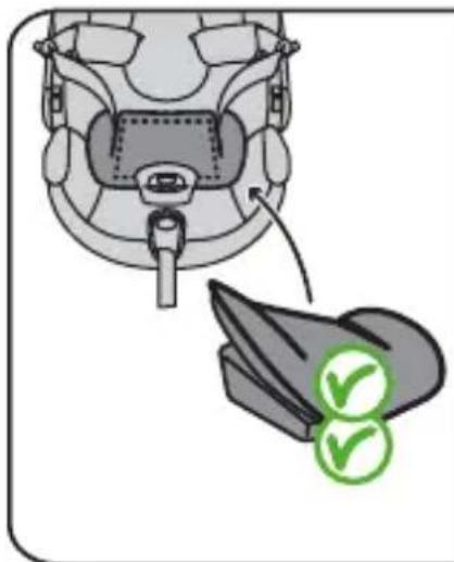 STOKKE IZi Go X1 BeSafe - Configurations des deux coussins pour bébé - 1