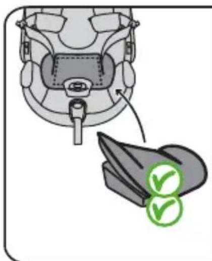 STOKKE IZi Go X1 BeSafe - Festing av babyinnlegg og babypyute - 1