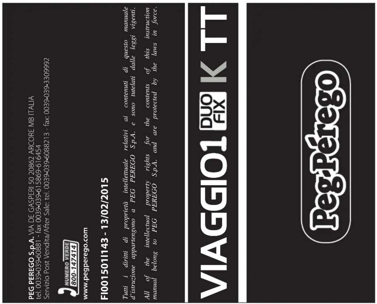 PEG PEREGO Viaggio Duo Fix K TT - Fecha y lugar de expedeción - 1