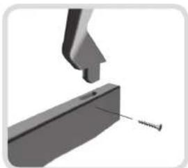 SVAN Signet Essential - 2: Insert Wood Screws/ Colocacion de los tornillos de madera/ Inserez les vis a bois - 2