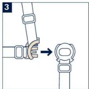 Nuna Zaaz - Harness Restraint and Buckle - 5