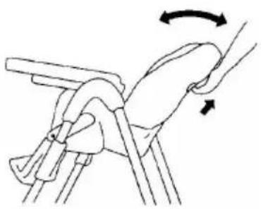 Topmark Jaden - To recline the backrest (3 posions) - 1