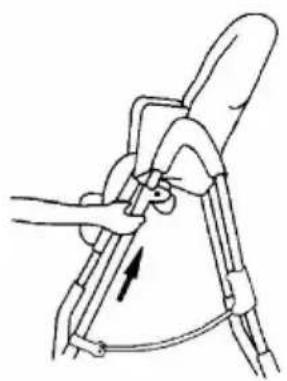 Topmark Jaden - To adjust the height of the seat (5 posions) - 1