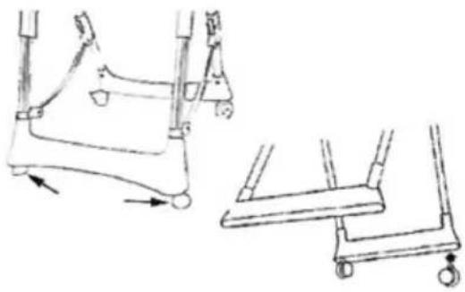 Topmark Jaden - Fixaon des roues et du repose-pieds - 1