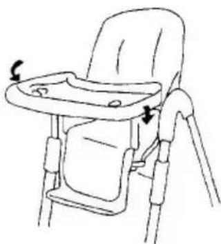 Topmark Jaden - Montaje y utilización de la bandeja. - 1