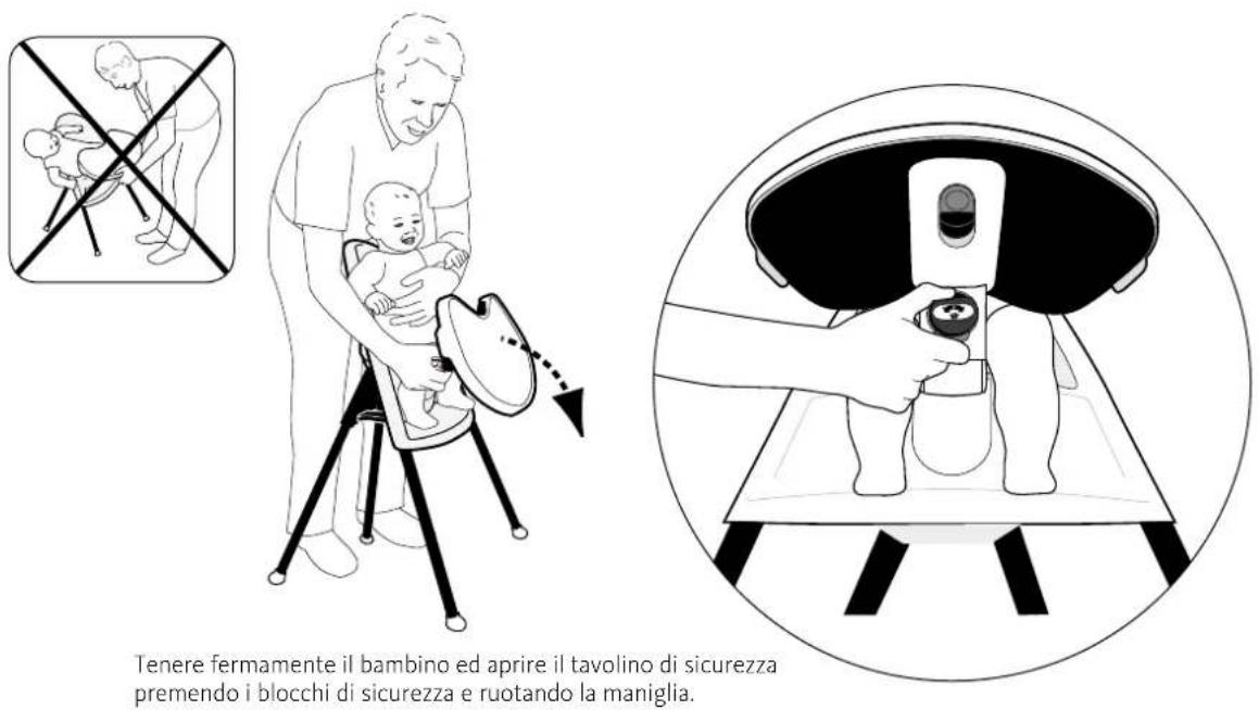 BabyBjörn 067 - TOGLIERE IL BAMBINO DAL SEGGIOLONE - 1
