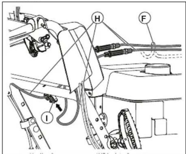 HUSQVARNA ST 227P - Para instalar el deflector del conductor y el cuestion del rotador del conductor - 2
