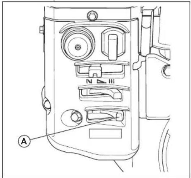 HUSQVARNA ST 227P - To use the fuel switch - 1
