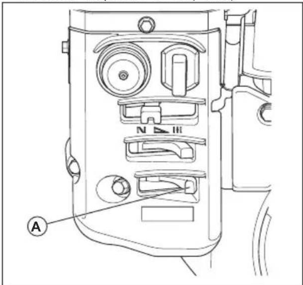 HUSQVARNA ST 227P - Utilisation du commutateur de carburant - 1
