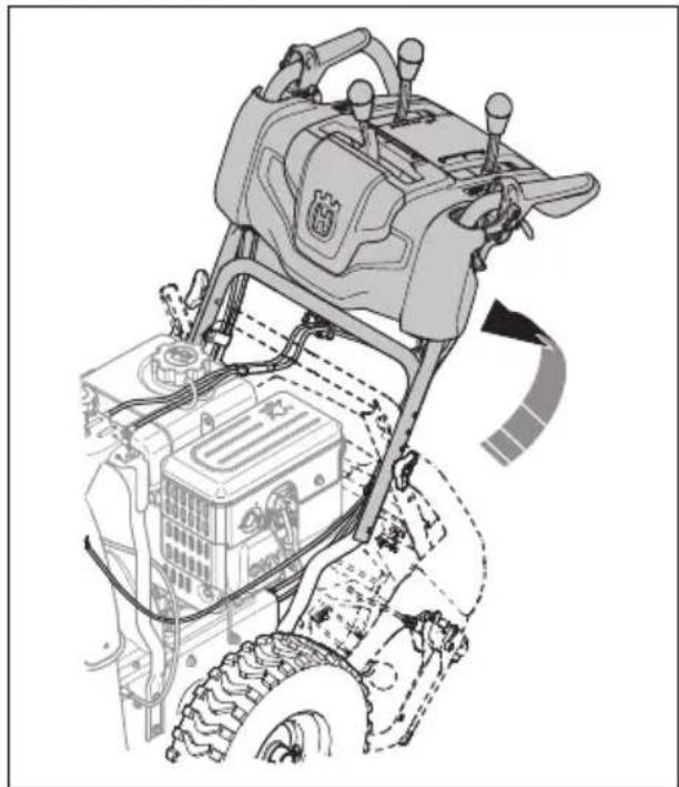HUSQVARNA ST 227P - Para instalar la empuñadura - 1